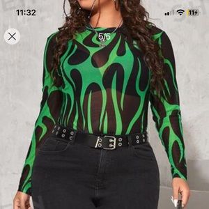 Plus size SHEIN crop top 4x never worn